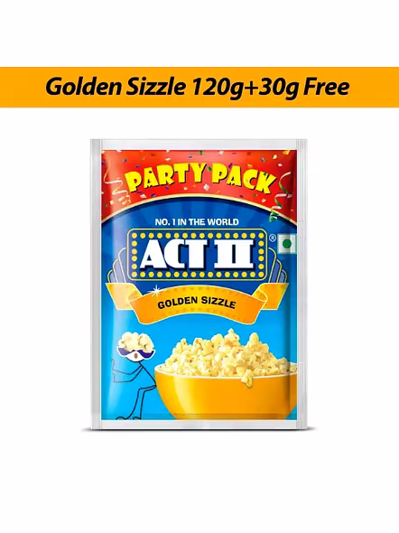 Act Ii Popcorn Golden Sizzle Pouch (150 G)-1