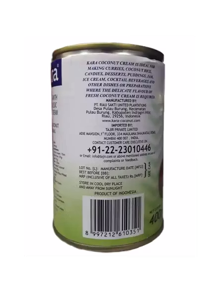 Kara Coconut Cream Tin (400 Ml)-1