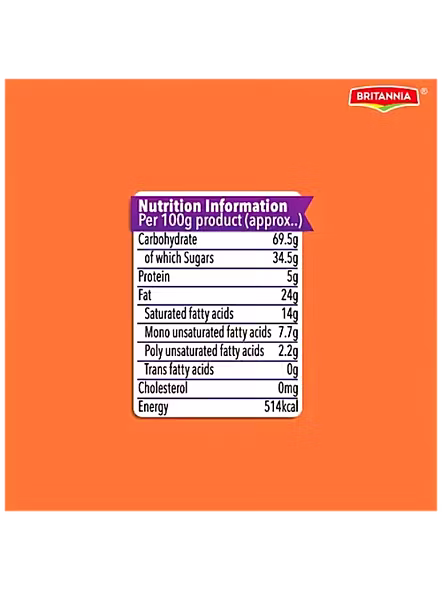 Britannia Treat Orange Biscuits (50 G)-2