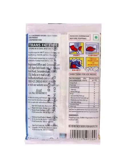 Act Ii Popcorn Natural Microwave (24 G)-1