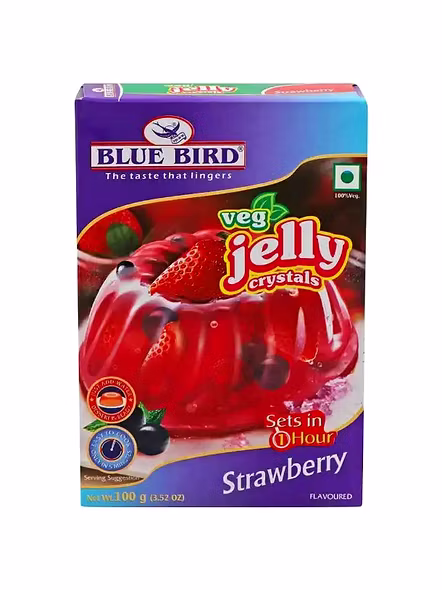 Blue Bird Jelly Strawberry Jain Box (100 G)-2630