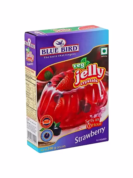 Blue Bird Jelly Strawberry Jain Box (100 G)-3