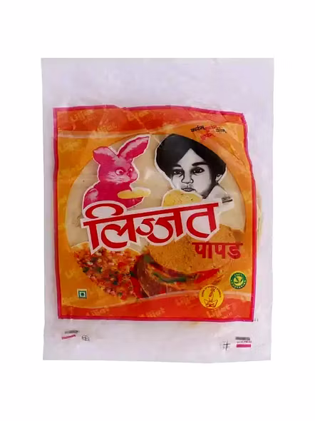 Lijjat Garlic Papad (200 G)-2633