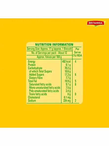 Britannia 5 Grain Biscuits Box (200 G)-3