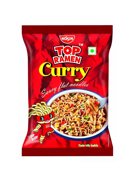 Nissin Top Ramen Veg Curry Noodles (70 G)-2664