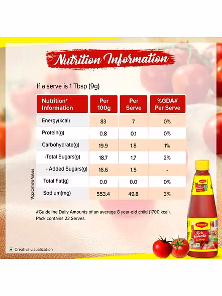 Maggi Tomato Ketchup (190 G)-3