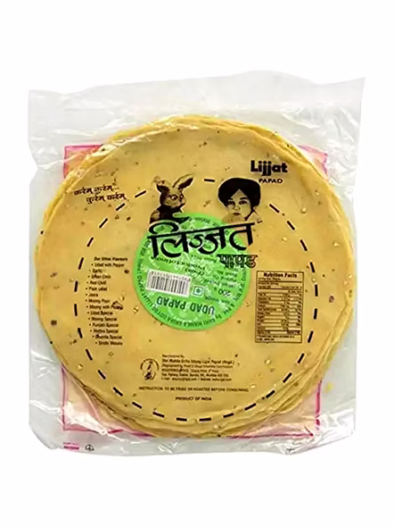 Lijjat Udad Papad (200 G)-2676