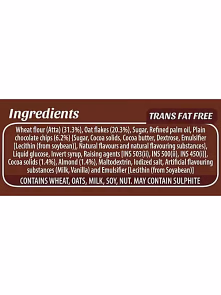 Sunfeast Farmlite Oats Chocolate Cookies (150 G)-1