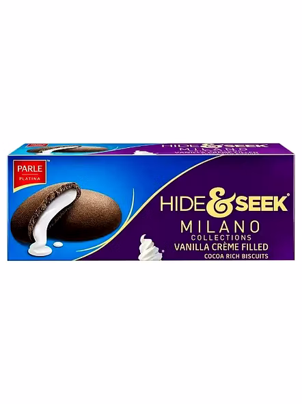 Parle Hide&amp;Seek Milano Vanilla Creme Biscuits (75 G)-2696