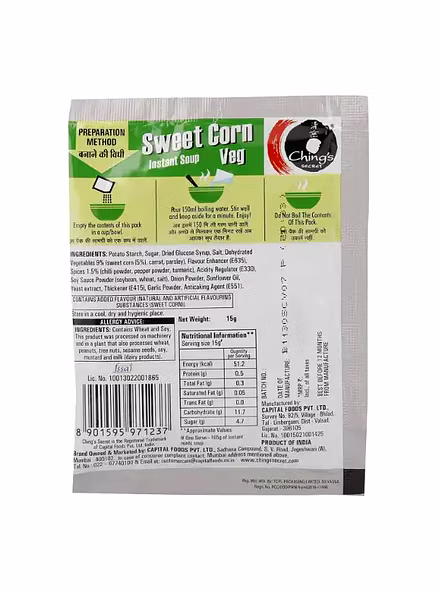 Chings Sweet Corn Veg Soup (15 G)-3