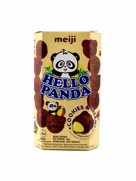 Meiji Hello Panda Cookies &amp; Cream (50 G)-2722