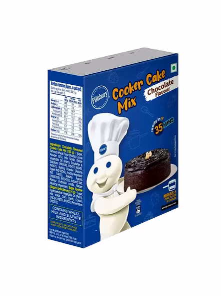 Pillsbury Cooker Cake Mix Chocolate (175 G)-1