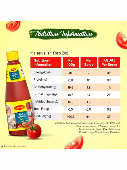 Maggi Tomato Sauce Jain (500 G)-2