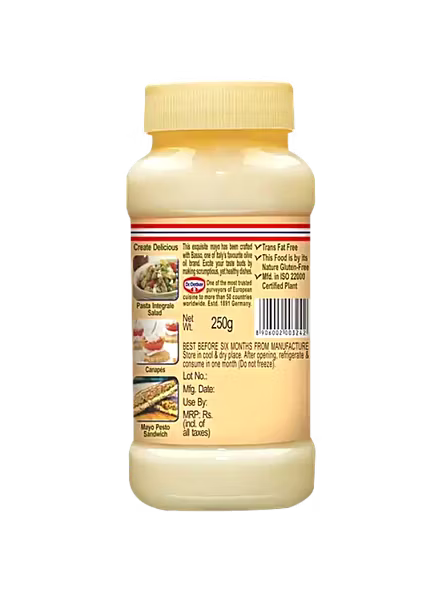 Dr. Oetker Funfood Olive Oil Mayonnaise (300 G)-1