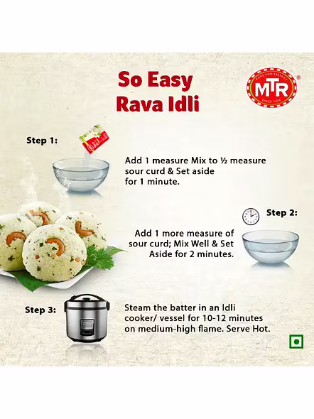 Mtr Instant Rava Idli Mix (500 G)-2