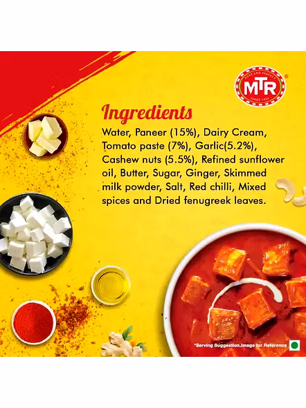 Mtr Rady To Eat Paneer Makhani (300 G)-2