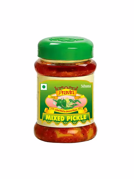 Pravin Mixed Pickle Jar (200 G)-2768