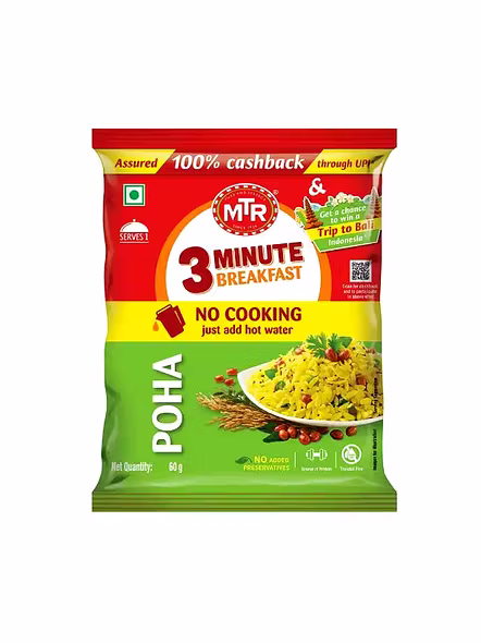 Mtr Rady To Eat Poha Pouch (60 G)-2789