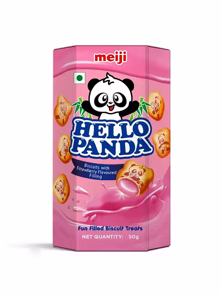 Meiji Hello Panda Strawbery Creme (45 G)-2810