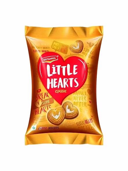 Britannia Little Hearts Classic Biscuits (34 G)-2832