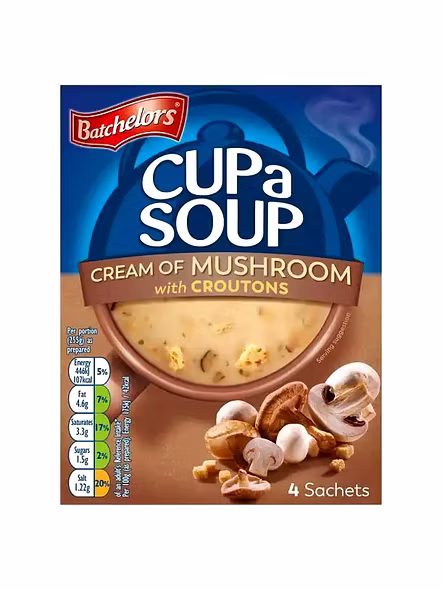 Batchelors Soup Cream Of Mashroom Crutons (104 G)-2841