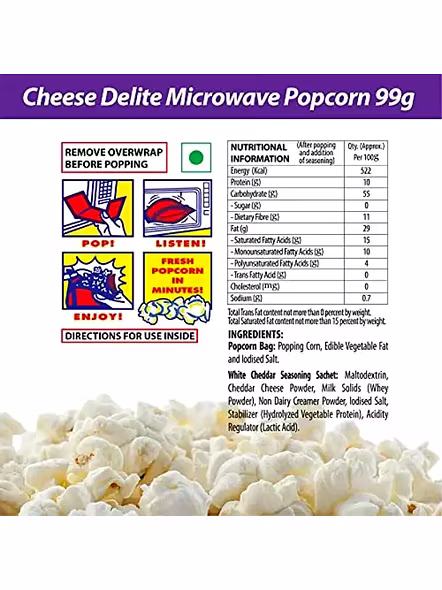 Act Ii Popcorn Cheese Delite Microwave (106 G)-1