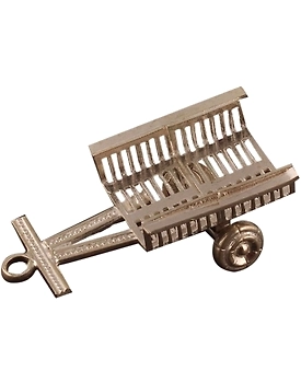 Silver bullock cart