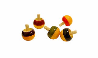 Assorted Colors Wooden Flip Top