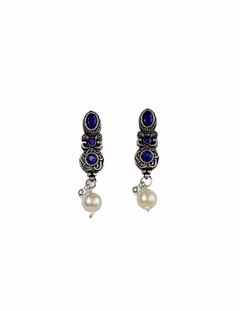 Oxidized Chik Chokar Necklace Set-4-sm