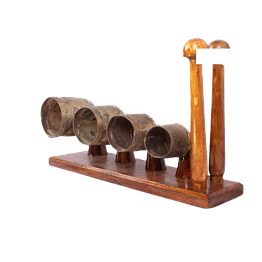 hand-casted saregama bell instrument of 4 bells
