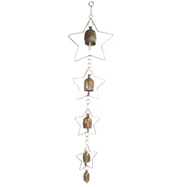 saregama star frame wind chime with 5 bells
