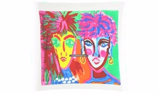Digitally Printed Cloth Bag Couple Design