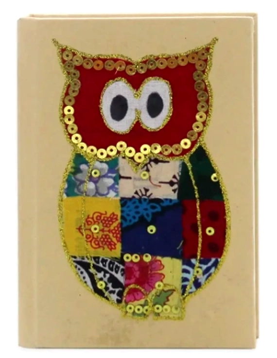 Unruled Notebook 5*7 100 Pages Owl-DY05