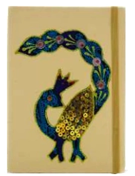 Unruled Notebook 4*6 100 Pages Peacock-DY11-sm