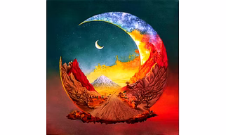 Oil Painting on Canvas: The Beauty of the Moon