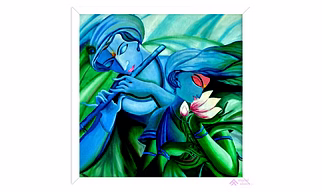 Oil Painting on Canvas: Eternal Love