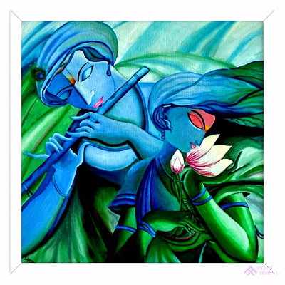oil painting on canvas: eternal love