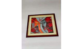 Acrylic Color Painting on Cartridge Paper - Lord Ganesh
