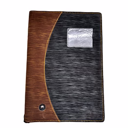 executive file folder for certificates, documents, legal papers – elegant brown & black – a4 size