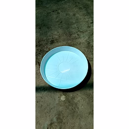 heavy duty planter pot bottom plate – white | 12 inches