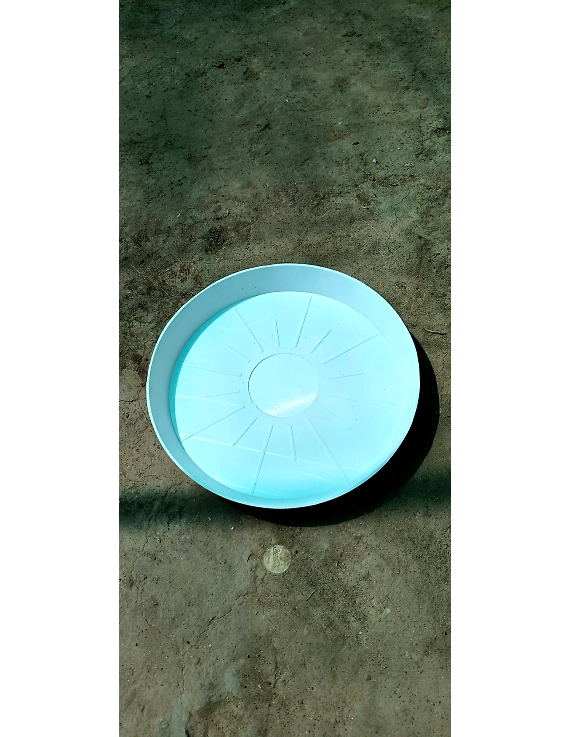 Heavy Duty Planter Pot Bottom Plate – White | 12 Inches-GA07