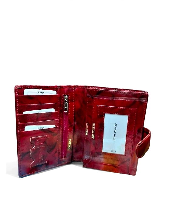 Premium Leather Passport Holder with Flap – Sleek &amp; Stylish Travel Companion-2
