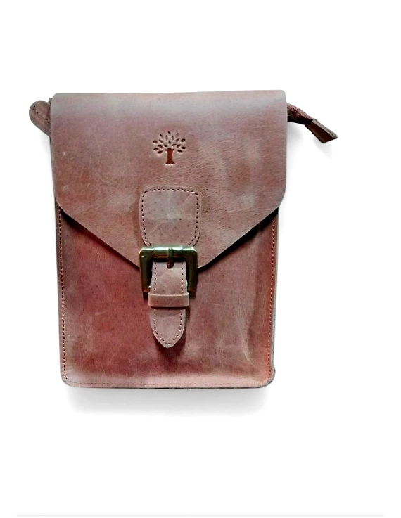Compact Size Leather Messenger Bag – Compact &amp; Stylish-MB01