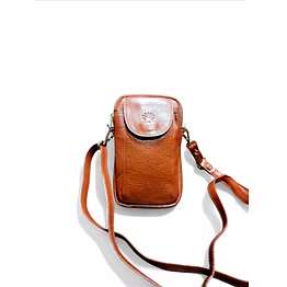 men’s leather mobile pouch – compact & convenient