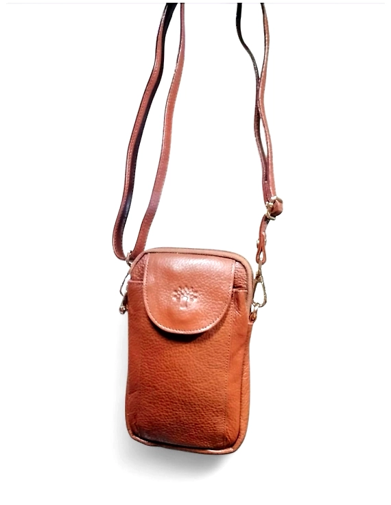Men’s Leather Mobile Pouch – Compact &amp; Convenient-1