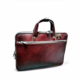 premium leather laptop bag – sleek, durable & professional