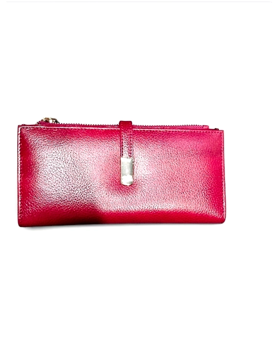 Regular Size Leather Clutch – Magnetic Button Lock-CL04