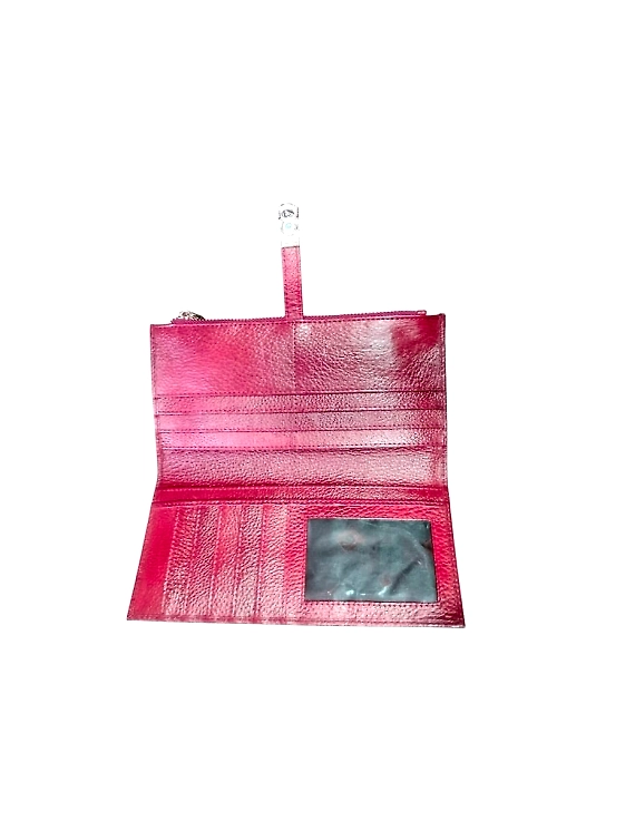 Regular Size Leather Clutch – Magnetic Button Lock-1