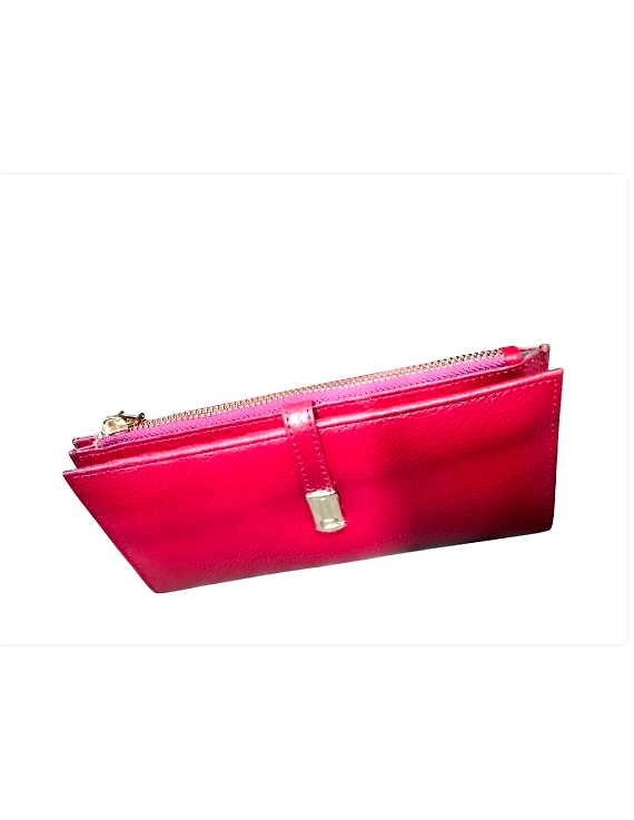 Regular Size Leather Clutch – Magnetic Button Lock-3