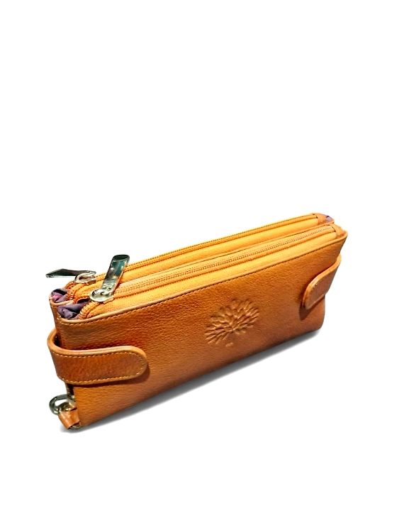 Ladies Leather Clutch with Handy Hang – Dual Lock Design-2